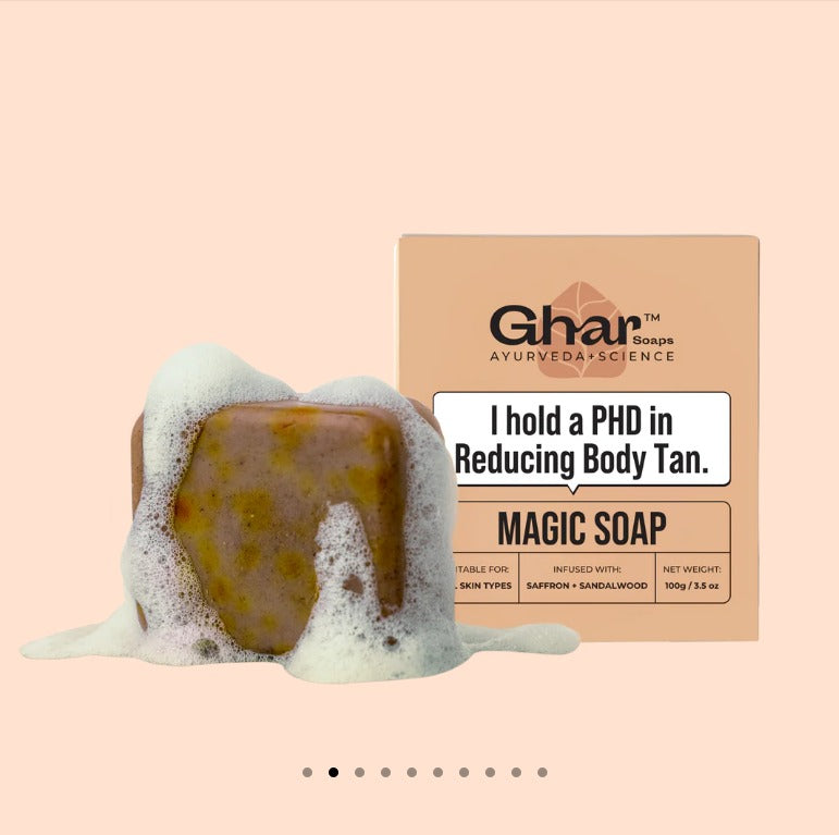 (Sandal Wood and Saffron Soap)