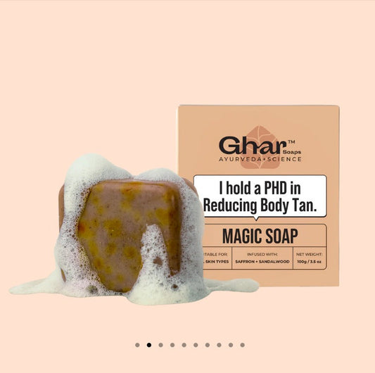 (Sandal Wood and Saffron Soap)