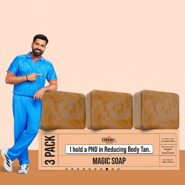 (Sandal Wood and Saffron Soap)