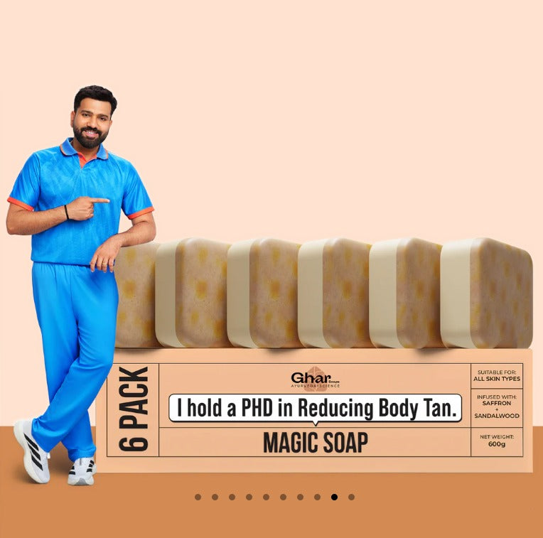 (Sandal Wood and Saffron Soap)