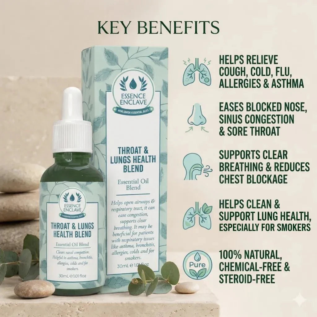 Cough, flu, allergy, Asthma etc relief Oil (Every home needs)